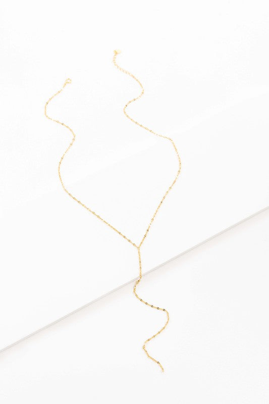 Chain Lariat Necklace