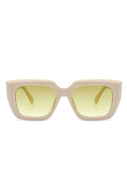 Square Retro Flat Top Cat Eye Fashion Sunglasses