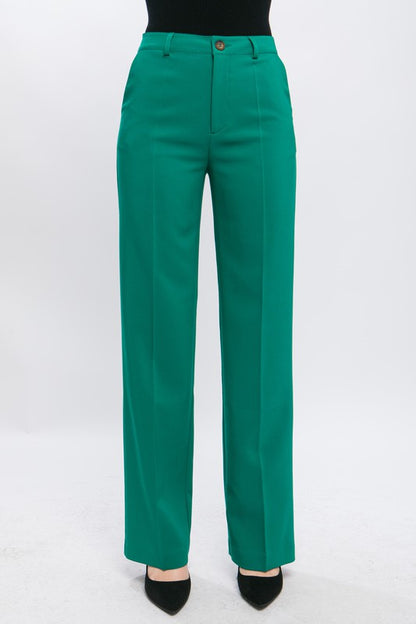 Formal Straight Leg Blazer Pants