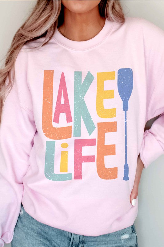 LAKE LIFE GRAPHIC SWEATSHIRT