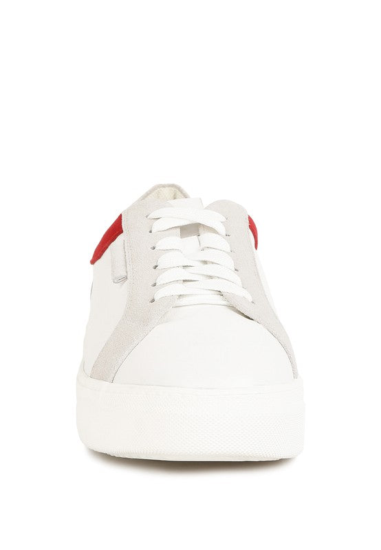 Endler Color Block Leather Sneakers