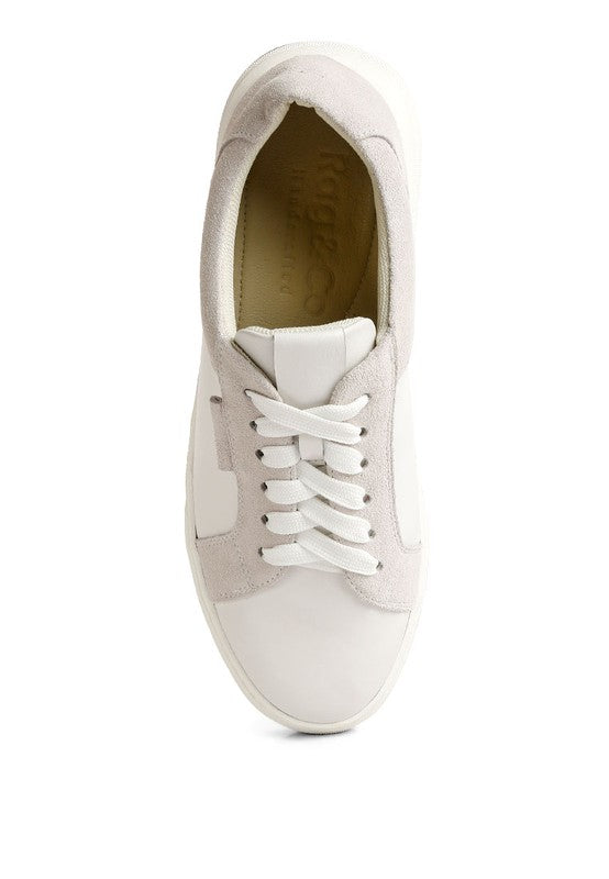 Endler Color Block Leather Sneakers