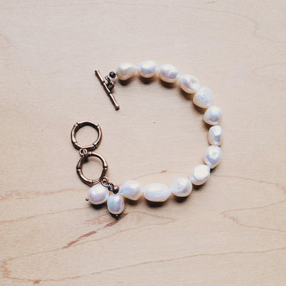 Genuine Freshwater Potatoe Pearl Bracelet Wedding