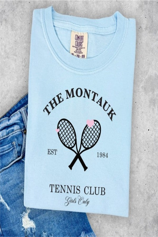 The Montauk Tennis Club Comfort Color Tee