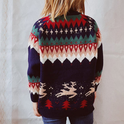 Christmas Element Long Sleeve Sweater