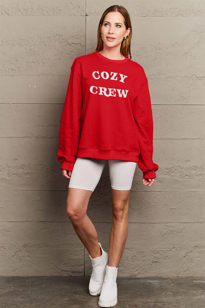 Simply Love Full Size COZY GREW Graphic Sweatshirt