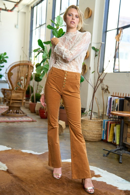 Corduroy Flare Pants JJB5029