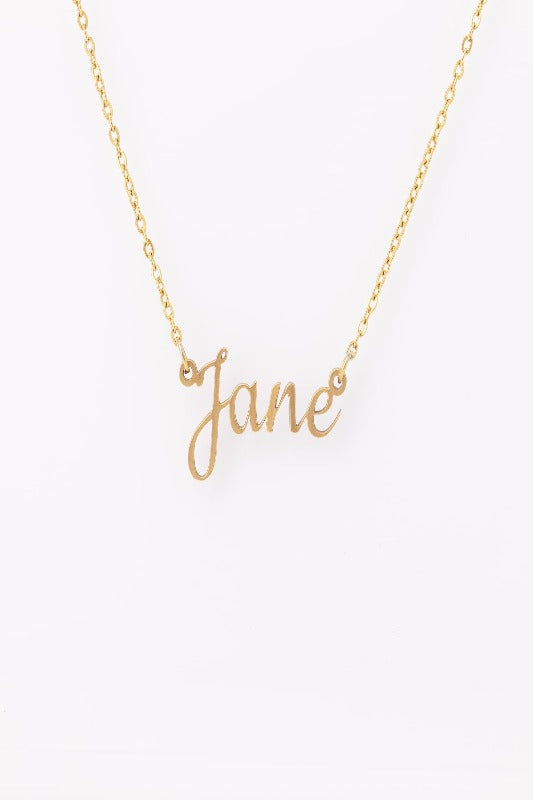 Personalized Name Necklace