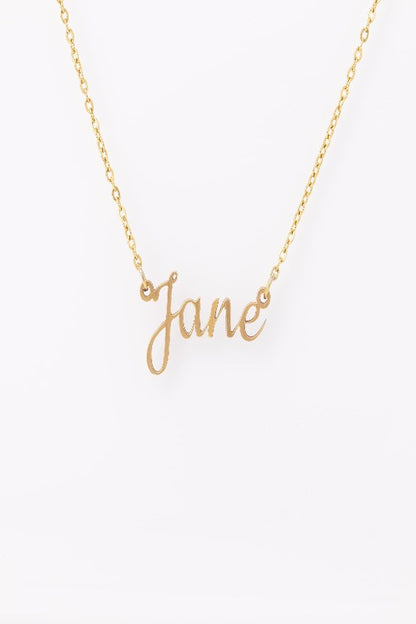 Personalized Name Necklace