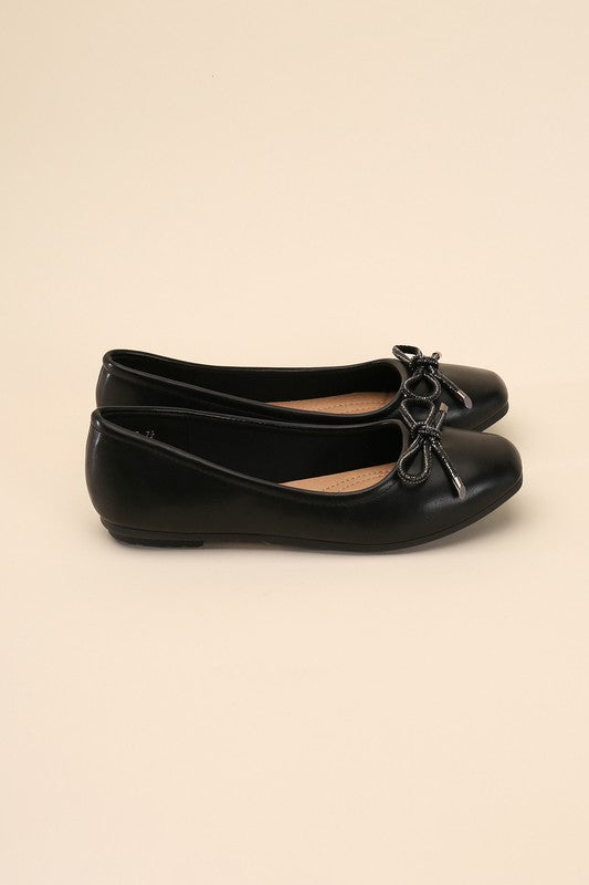 DOROTHY-77 Bow Ballet Flats