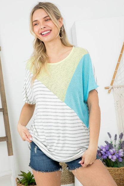 PLUS LOW GAUGE COLORBLOCK TOP