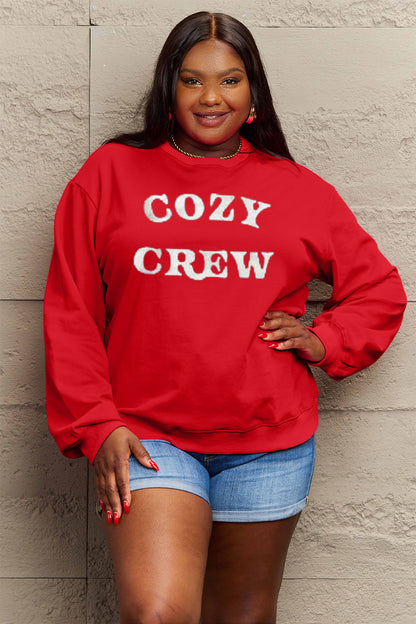 Simply Love Full Size COZY GREW Graphic Sweatshirt