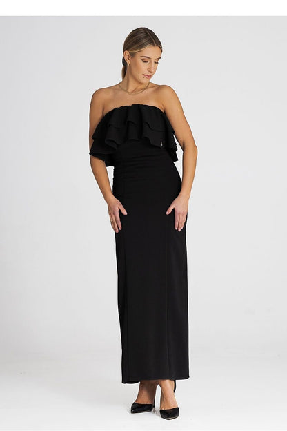 Elegant Maxi Cocktail Dress Figl