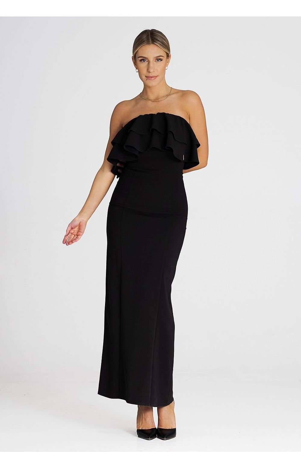 Elegant Maxi Cocktail Dress Figl