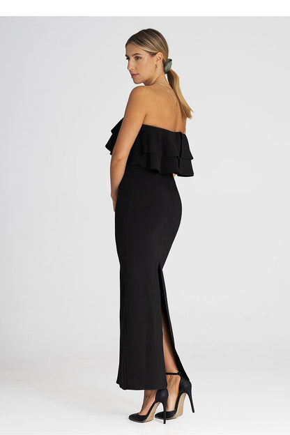 Elegant Maxi Cocktail Dress Figl