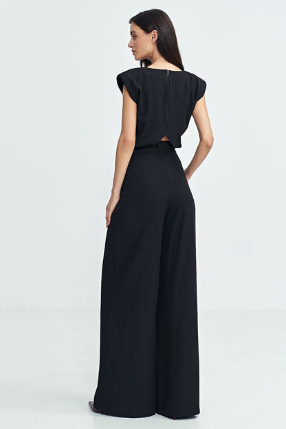 Elegant Boat Neckline Jumpsuit Nife