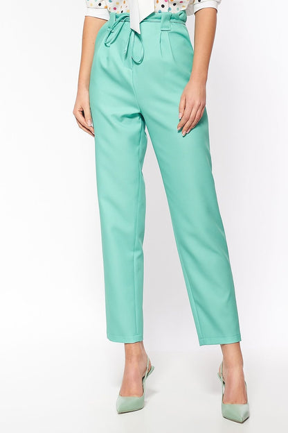 Women Mint Green Trousers Nife