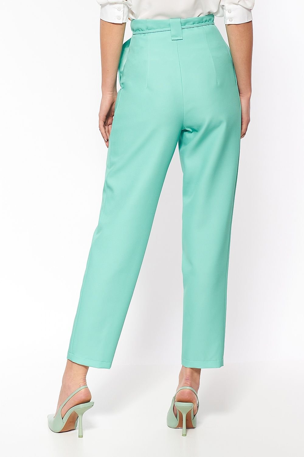 Women Mint Green Trousers Nife