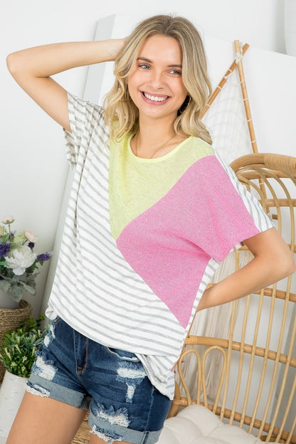 PLUS LOW GAUGE COLORBLOCK TOP