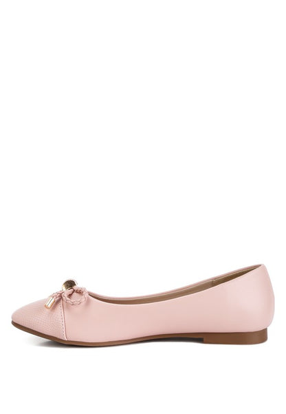 MOI Metallic Embellished Flat Ballerinas