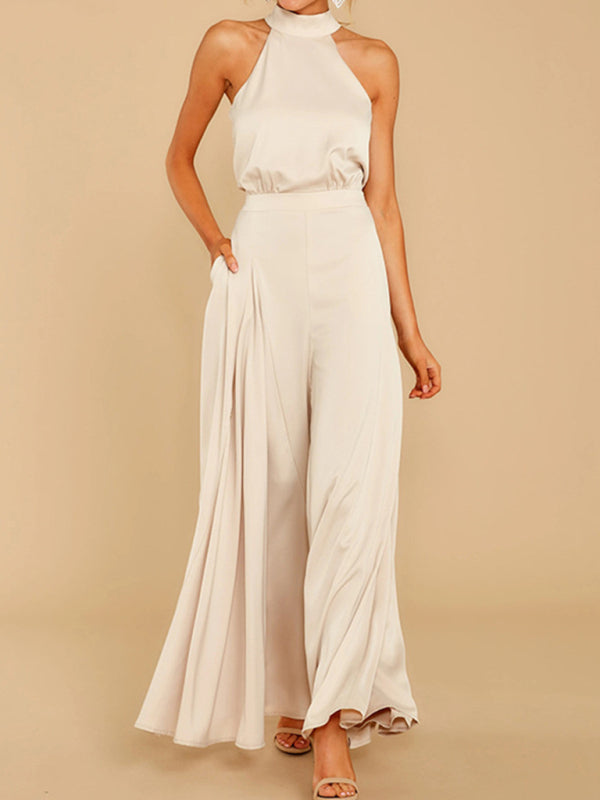 Off-Shoulder High-Waist Jumpsuit