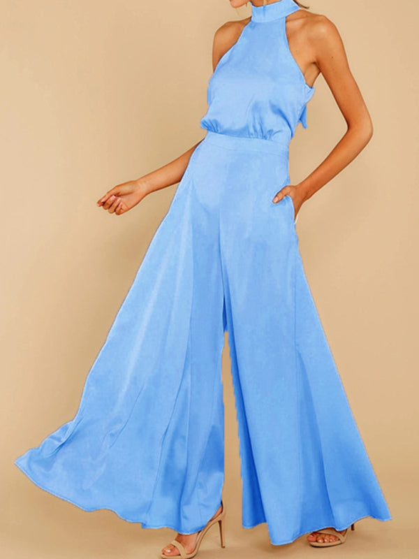 Off-Shoulder High-Waist Jumpsuit