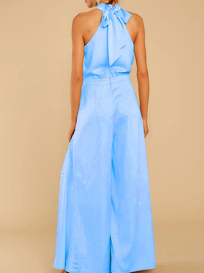 Off-Shoulder High-Waist Jumpsuit