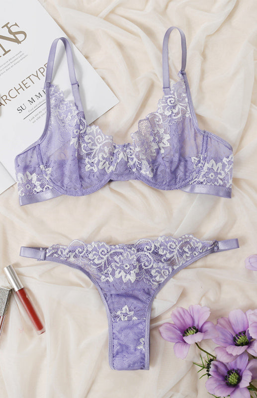 Floral Lingerie Set